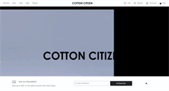 Desktop Screenshot of cottoncitizen.com